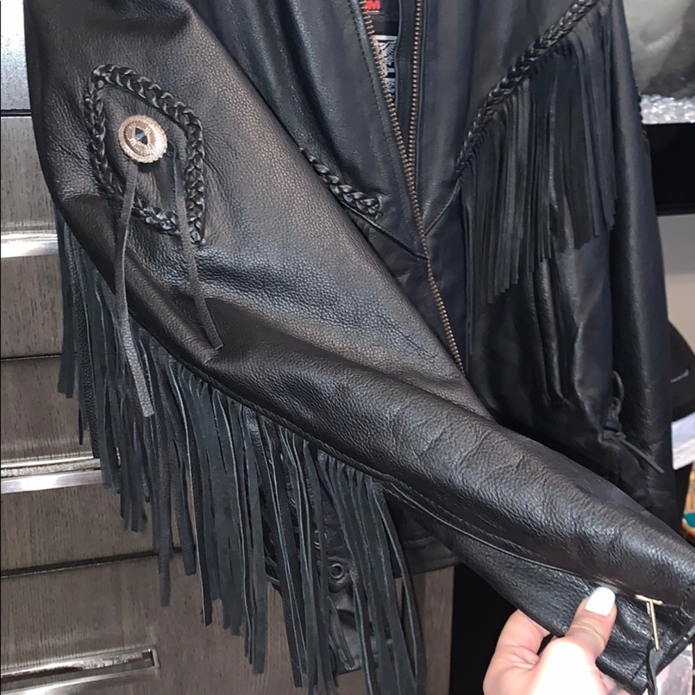 Real leather jacket - Picture 5 of 8